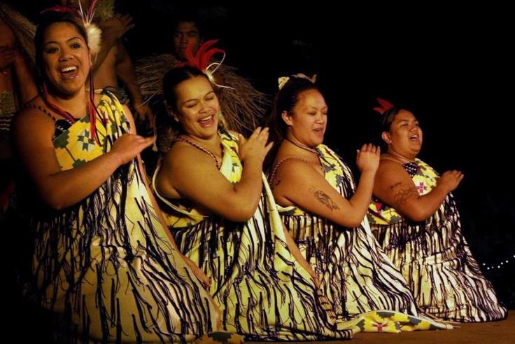 Members of a dance and culture group perform at a Matariki, or Maori New Year, festival
