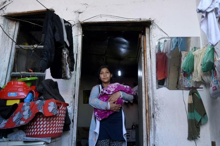 New mum Mirela, 18, is one of hundreds of thousands of Roma living in slums across the Western Balkans for whom the first symptom of the coronavirus pandemic has been hunger


is one of hundreds of thousands of Roma living in slums across the Western B...