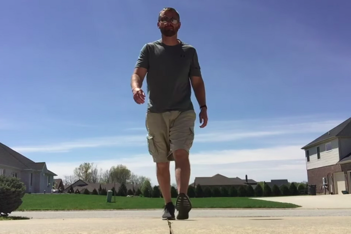 This Guy Walked 100 Miles in a Single Week