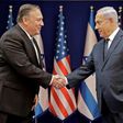 A file picture of US Secretary of State Mike Pompeo (L) and Israeli Prime Minister Benjamin Netanyahu