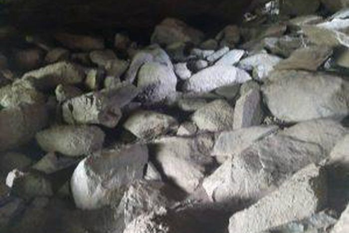 A section of the newly discovered tourism site in Iyin-Ekiti, Ekiti state. [NAN]