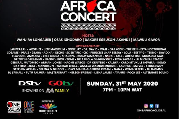 Hope for Africa Concert. (Multichoice)