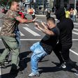 Street fights broke out between supporters and opponents of Brazilian President Jair Bolsonaro in Sao Paulo