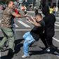 Street fights broke out between supporters and opponents of Brazilian President Jair Bolsonaro in Sao Paulo