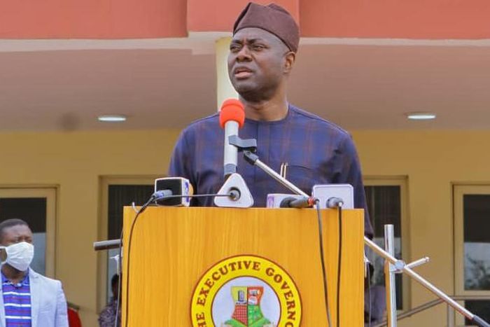 Oyo state Governor, Seyi Makinde, has ordered that schools be reopened in the state despite a spike in Coronavirus cases across the country. [Twitter/@seyimakinde]