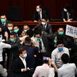Clashes have broken out in Hong Kong's legislature twice in the last fortnight
