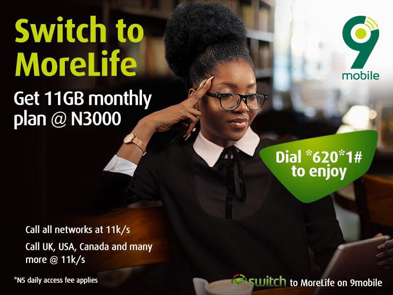 9mobile crashes local and international call rates with Morelife Complete