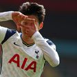 Tottenham's Son Heung-min celebrates after scoring against Southampton