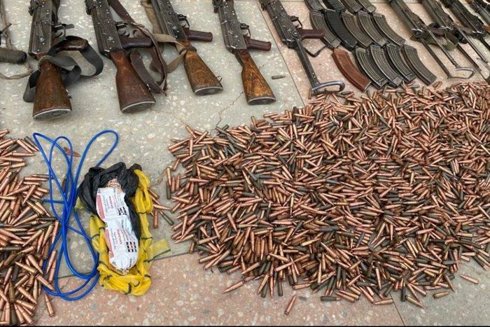 Troops recover 14 AK47 rifles, 10,000 ammunition from Zamfara bandits. [Twitter/@Bellomatawalle1]