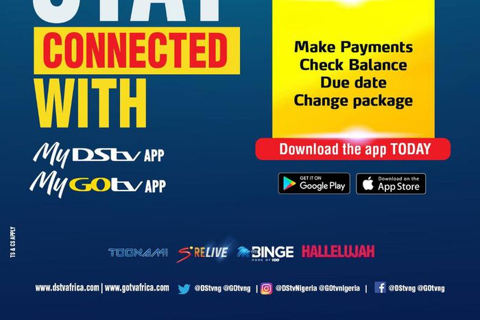 You can DIY with DStv self-service option as you stay at home