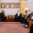 US Secretary of State Mike Pompeo met with Bahrain Foreign Minister Abdullatif bin Rashid Al-Zayani on his arrival in the capital Manama late Tuesday