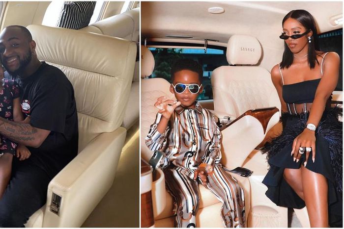 Over the last year or two, these two celebrity kids have become not just friends but buddies who hang around together all the time. [Instagram/DavidoOfficial] [InstagramTiwaSavage]