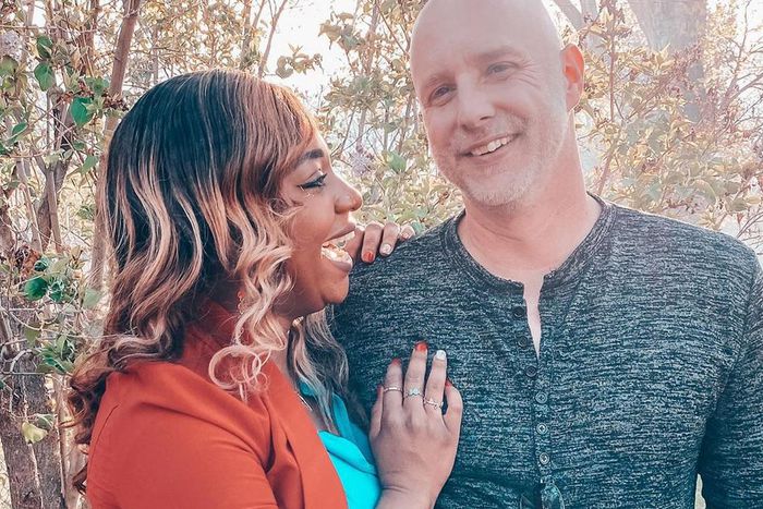 Juliet Mgborokwe and her new partner [Instagram/JulietInspireOfficial]