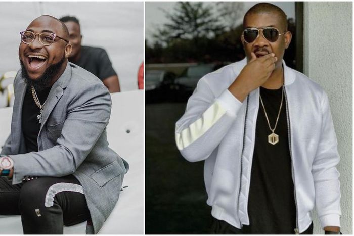 Davido and Don Jazzy joins the list of Nigerians who have reacted to Femi Otedola's cars gift to his daughters [Instagram/DavidoOfficial] [Instagram/DonJazzy]