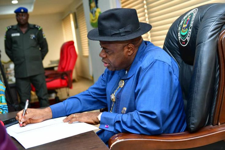 Bayelsa state Governor, Douye Diri. [Twitter/@iamDouyeDiri]