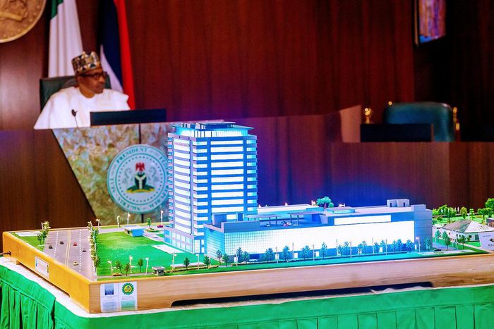 President Muhammadu Buhari inaugurates 17-Storey NCDMB building, pledges more infrastructure to come. [Twitter/@OfficialNCDMB]