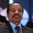The RSF described Wazizi's death as the country's worst assault on journalists in a decade; pictured is an October 2019 file image of President Paul Biya