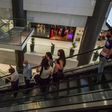 Customers at a shopping mall in Sao Paulo, Brazil on June 11, 2020, as the country passed 40,000 deaths from the new coronavirus