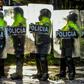 Seven people were killed and hundreds injured in rioting in the Colombian capital Bogota