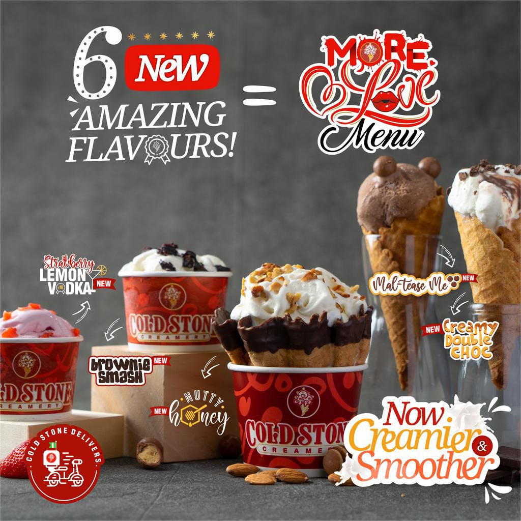 There's something smoother, tastier and creamier about Cold Stone Creamery and we're here for it!