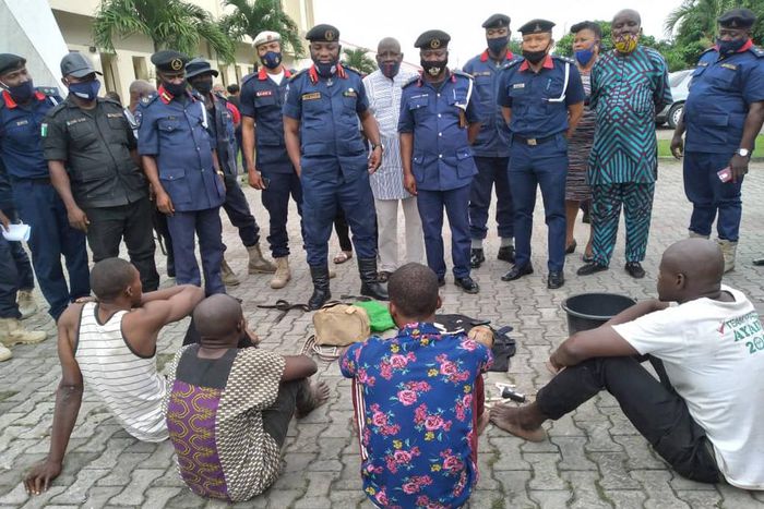 NSCDC arrests 5 suspected cultist members with human skull in Cross River. [NAN]