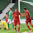 Lewandowski scored the winner with a 43rd-minute volley