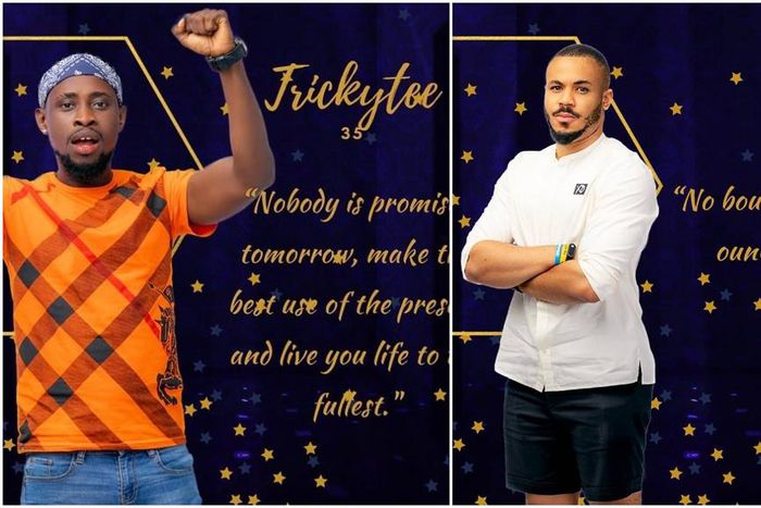 TrikyTee and Ozo are the 13th and 14th housemates to be evicted from the reality TV show [Instagram/BigBroNaija]