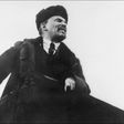 A statue of Vladimir Lenin (pictured addressing supporters in October 1918 in Moscow) is to be unveiled for the first time on territory of the former West Germany, decades after the Berlin Wall was torn down