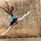 Dancing in the streets: A ballet student of the Leap of Dance Academy in a poor district of Nigerian megacity Lagos