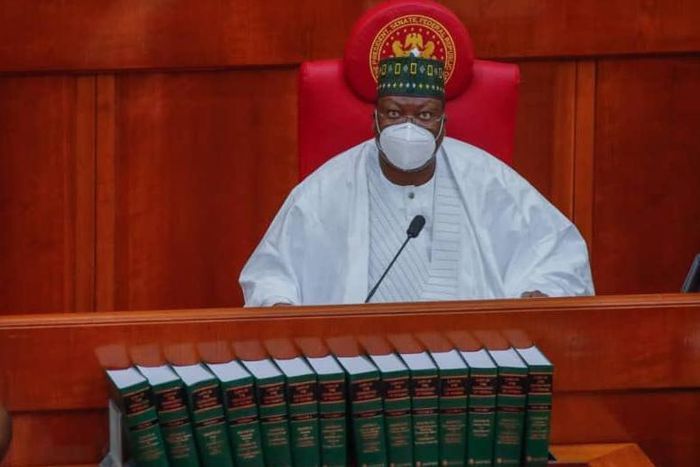 President of the Senate, Ahmad lawan. [Twitter/@DrAhmadLawan]