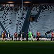 Players held a minute of silence for coronavirus victims prior to the Italian Cup semi-final second leg between Juventus vs AC Milan