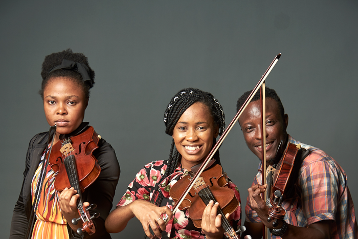 L-R: Violinists, Obasi Grace Amarachi; Uzoma Chidinma Rita and Olawoyin Olufemi Isaiah. MTN MUSON Scholars will perform at the Evening with MUSON Stars on Monday, August 24, 2020.