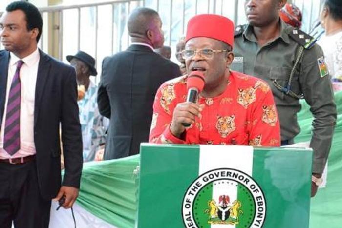 Governor of Ebonyi state, David Umahi (The Nigerian Voice)