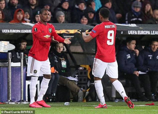 Odion Ighalo and Anthony Martial (Paul Currie/BP/REX)