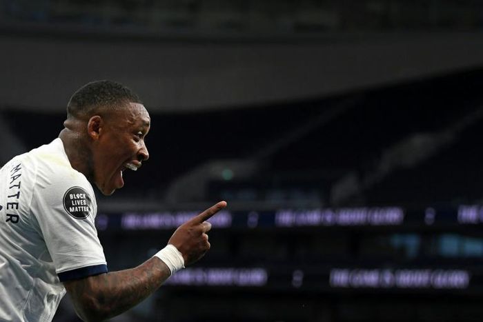 Smiling Steven: Bergwijn's solo effort opened the scoring