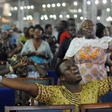 A service at a Pentecostal church on New Year's Day in Lagos, Nigeria, in 2014 [PIUS UTOMI EKPEI/AFP/Getty Images]