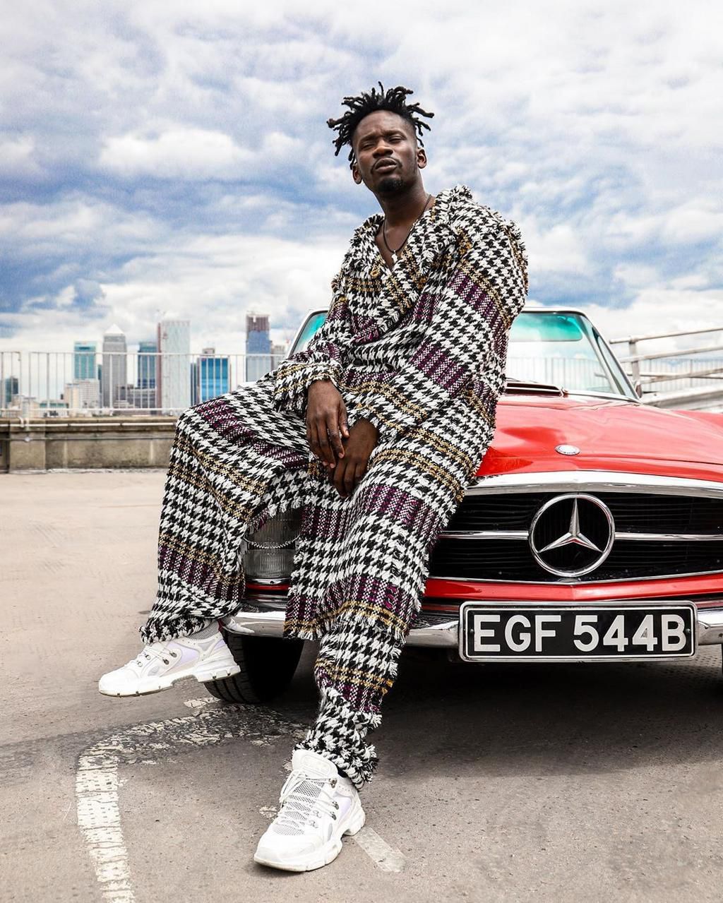Mr. Eazi features on 'COMO UN BEBE,' a song on J Balvin and Bad Bunny's new album, 'Oasis.' (Instagram/MrEazi)