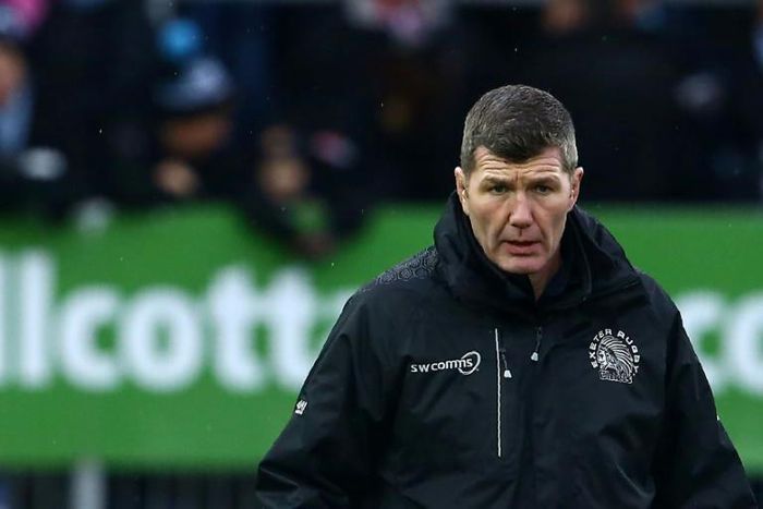 Exeter head coach Rob Baxter