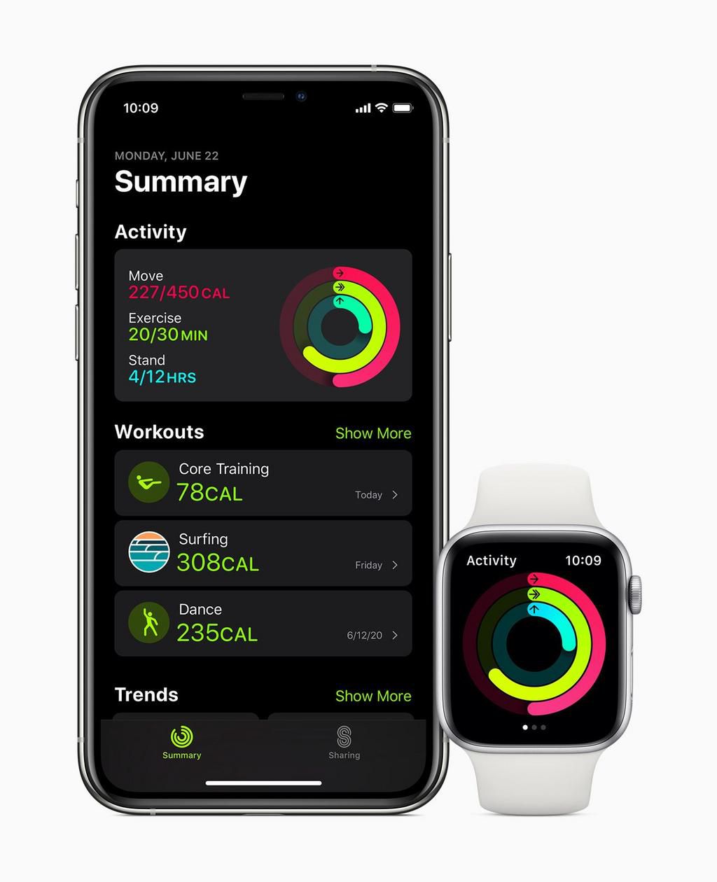 apple watch fitness app