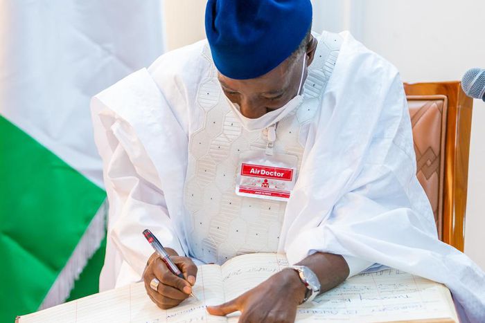 Minister of Agriculture and Rural Development, Muhammad Sabo Nanono [Twitter/@jidesanwoolu]