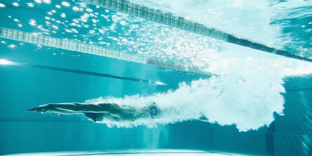 Swimming helps