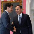 Candian Prime Minister Justin Trudeau and and Finance Minister Bill Morneau are seen in Ottawa in 2019