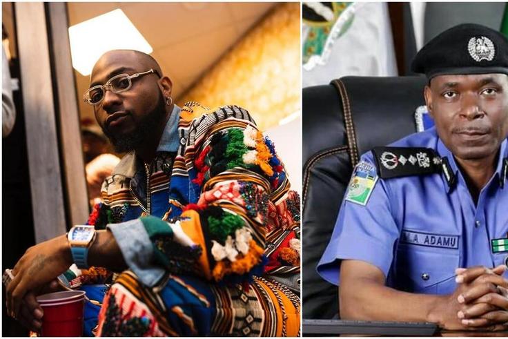Davido to meet the IG of Police, Mohammed Adumu on Monday October 12, 2020. [Instagram/DavidoOfficial] [PremiumTimes]