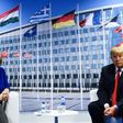 France has complained about the incident in which it says one of its ships was subjected to radar targeting by Turkish frigates; pictured July 11, 2018 are German Chancellor Angela Merkel (L) and US President Donald Trump (R) after a NATO summit  in Br...