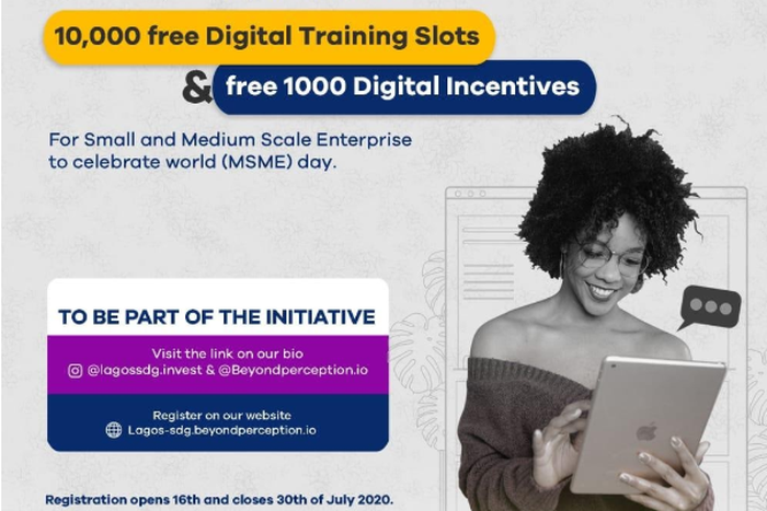 Lagos State SDG/Beyond Perception Free Digital Training Programme for 10,000 SME Businesses.