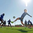 Atletico Madrid's Portugal forward Joao Felix in training last week