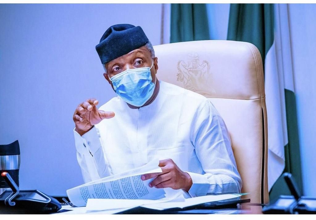 Vice President Yemi Osinbajo. [Twitter/@NGRPresident]