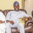Deputy Governor Olaniyan (Left) with Governor Makinde (Right)