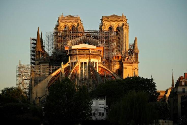 Notre-Dame was partly destroyed by fire in April last year