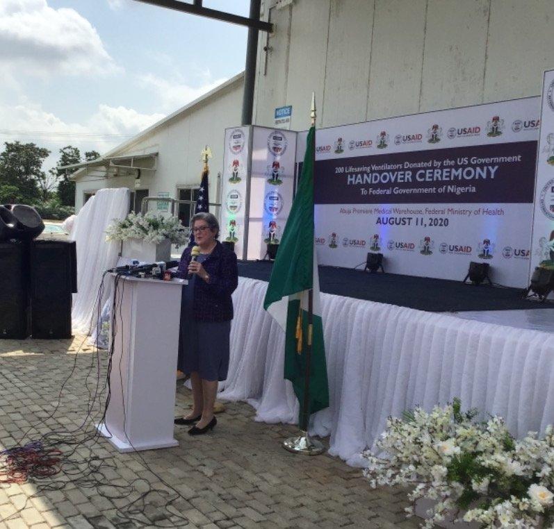 U.S Ambassador to Nigeria, Mary Beth Leonard. [Twitter/@Fmohnigeria]